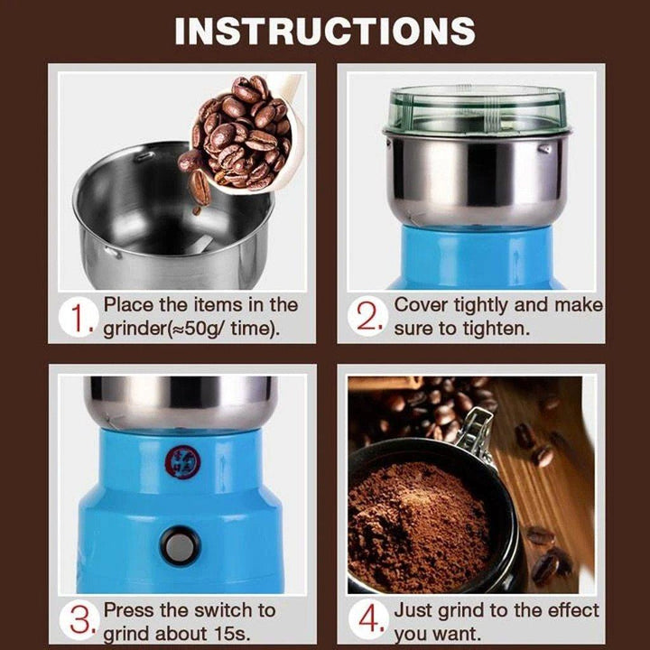 Lisslune | Electric Mini Kitchen Coffee Spice Grinder
