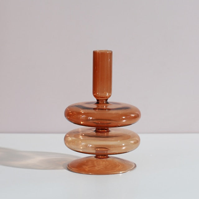 Lisslune | Nordic Stylish Bubble Glass Candle Holder