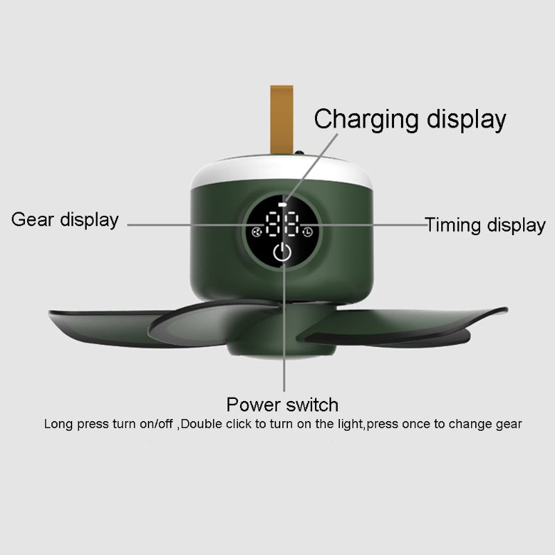 Lisslune | Remote Control Air Cooler Ceiling Fan