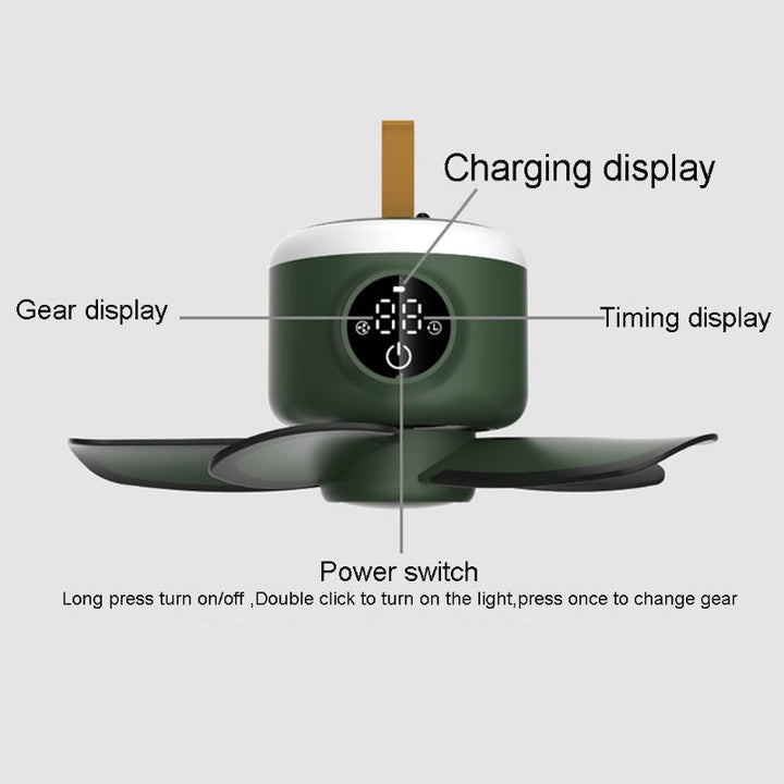 Lisslune | Remote Control Air Cooler Ceiling Fan