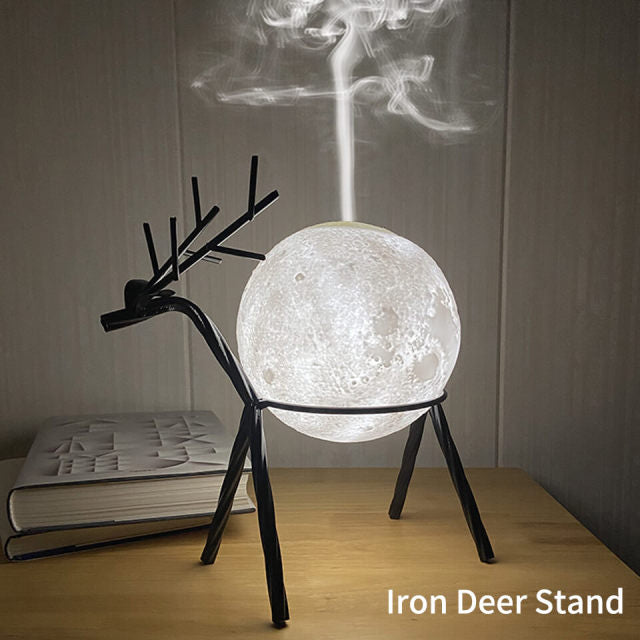Lisslune | Ultrasonic Moon Creative Air Humidifier Led Lamp