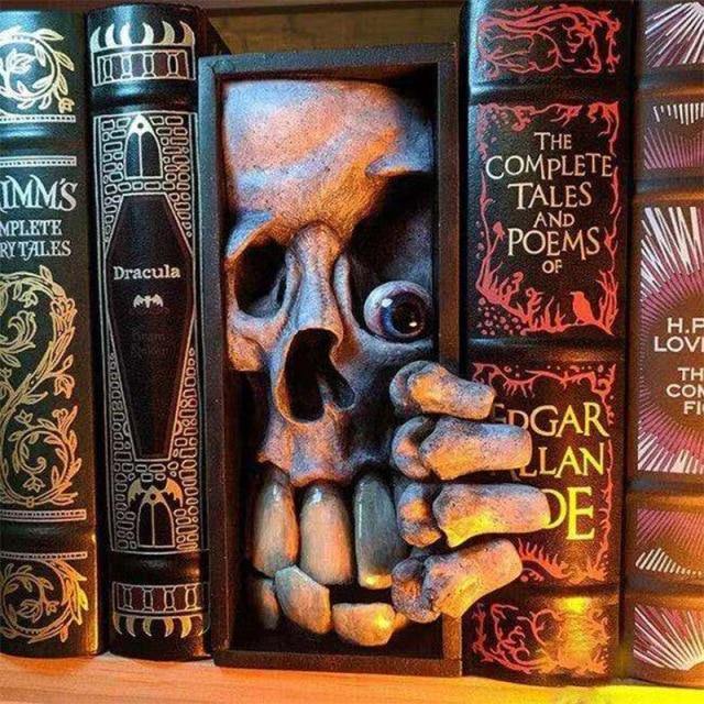 Lisslune | Monster Figurines Bookshelf Book Separator