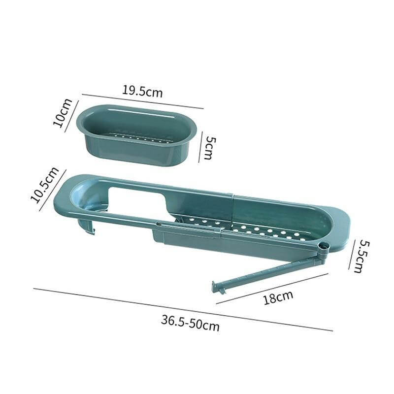 Lisslune | Kitchen Retractable Sink Rack Organizer