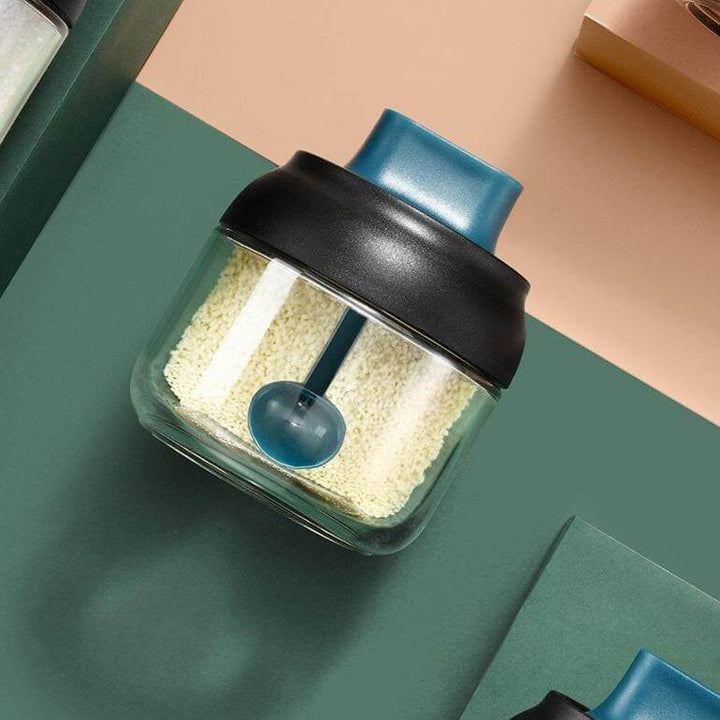 Lisslune | Salt and Pepper Seasoning Organizer Spice Jars