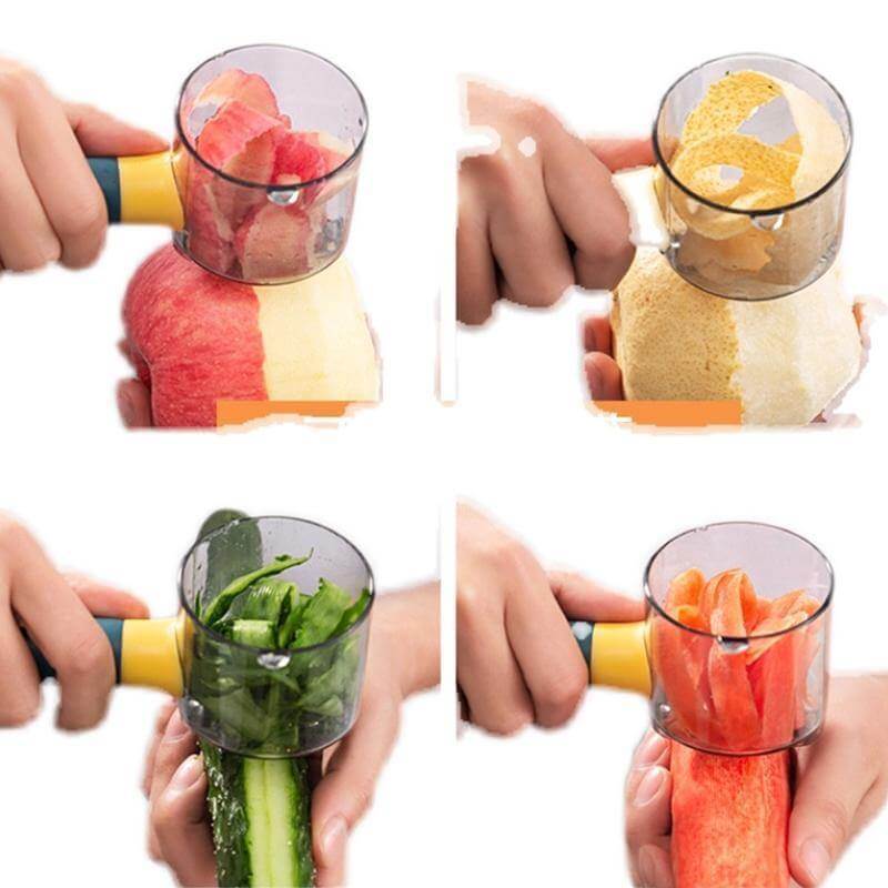 Lisslune | Stainless Steel Storage Easy Barrel Peeler