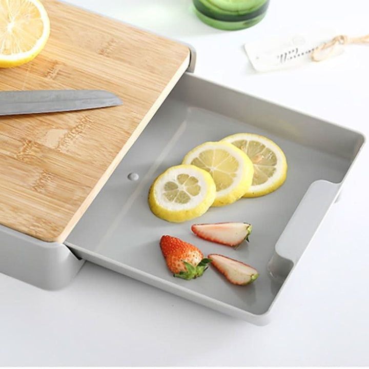 Lisslune | SliceTray – Multifunctional storage tray for cutting boards