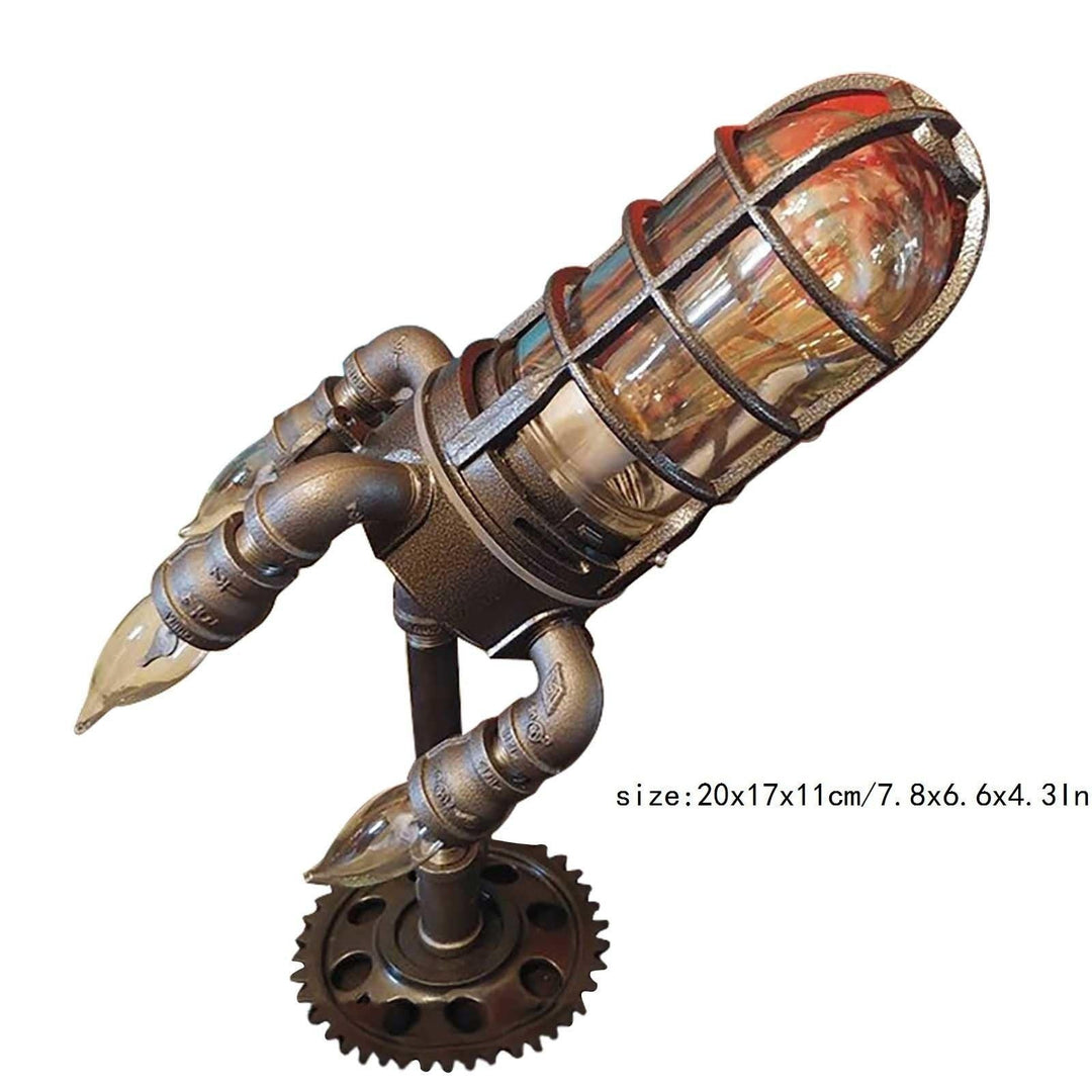 Lisslune | Rocket Ship Industrial Vintage Lamp