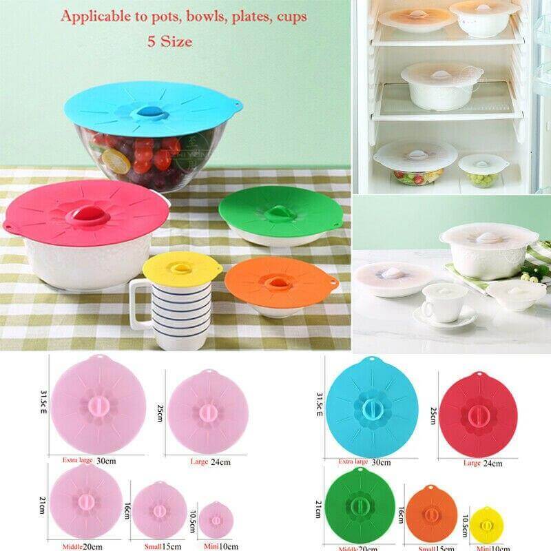 Lisslune | Silicone Stretch Bowl Lid Set