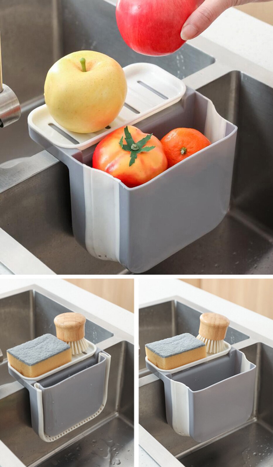 Lisslune | Foldable Sink Drain Basket