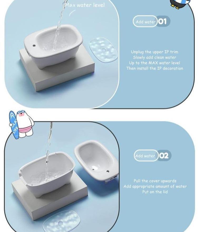 Lisslune | Polar Bear Bathtub Air Humidifier