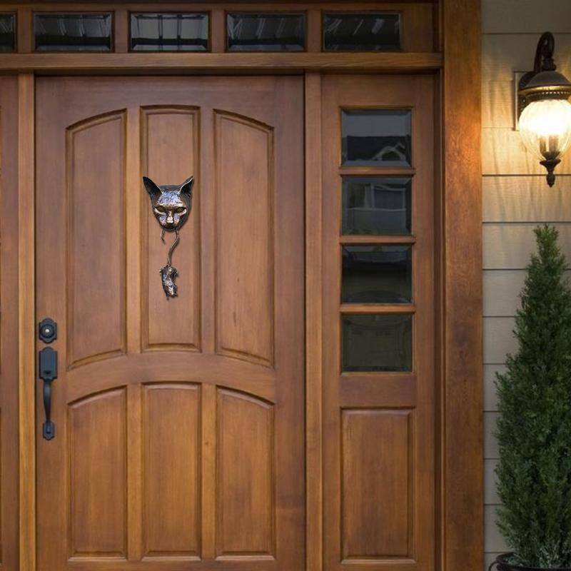 Lisslune | Creative Cat and Mouse Metal Door Knocker