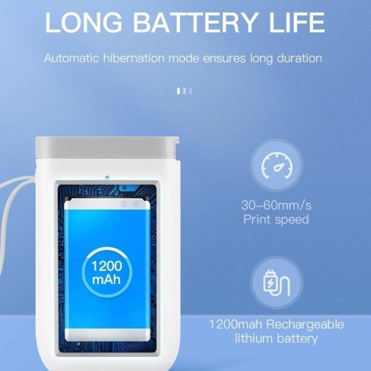 Lisslune | Wireless Portable Quick Thermal Label Printer