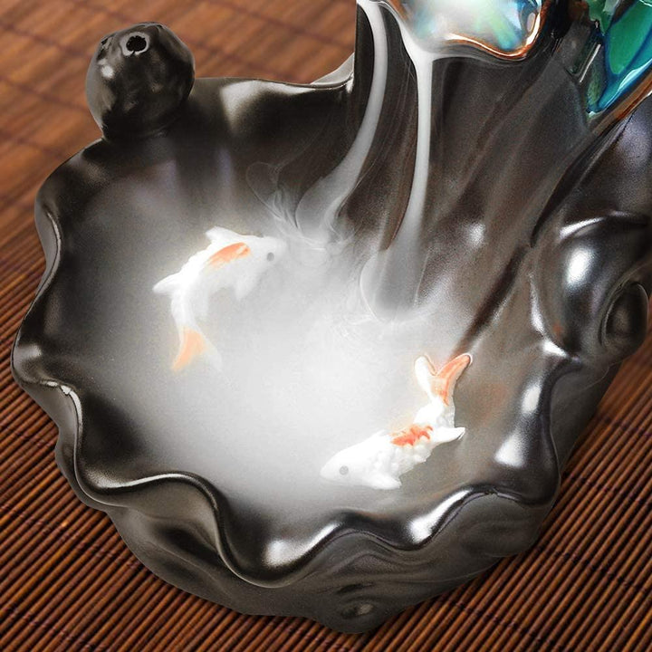 Lisslune | Ceramic Waterfall Backflow Yoga Incense Burner
