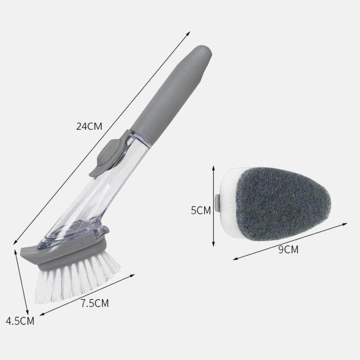 Lisslune | 2in1 Liquid Dispenser Dish Washing Brush