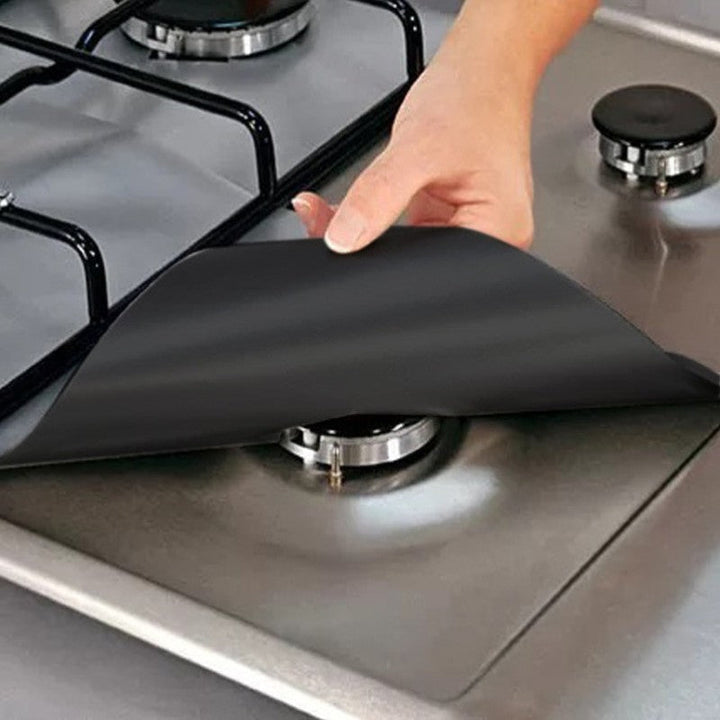 Lisslune | Reusable 4pcs Glass Fiber Gas Stove Covers