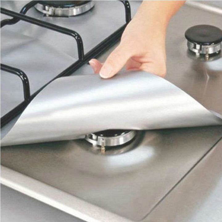 Lisslune | Reusable 4pcs Glass Fiber Gas Stove Covers