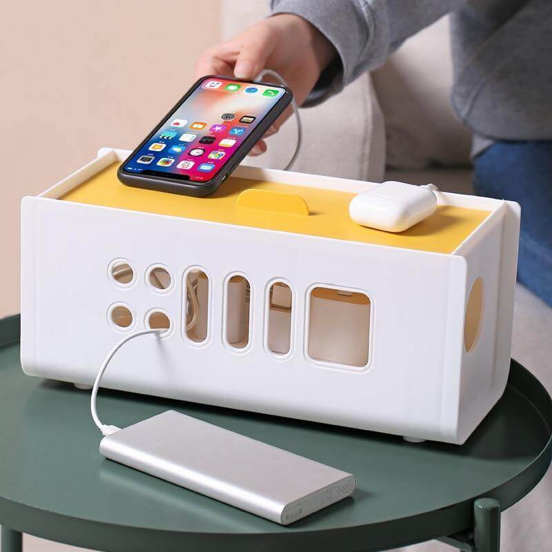 Lisslune | Colorful Easy Wire Storage Socket Organizer