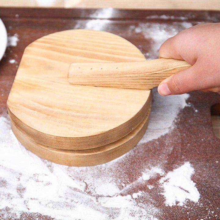 Lisslune | Wooden Mini Dough Pressing Tool Presser