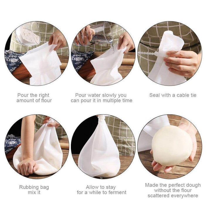 Lisslune | Silicone Dough Flour Mixer Bag
