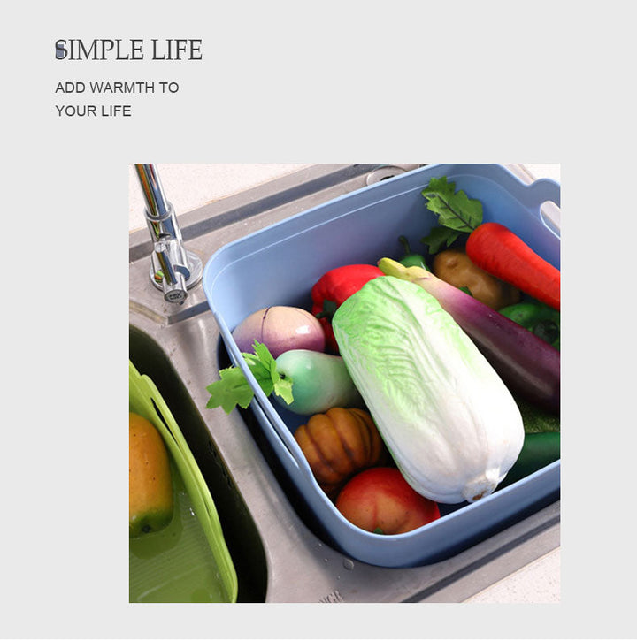 Lisslune | Portable Large Vegetable Washer Drain Basket