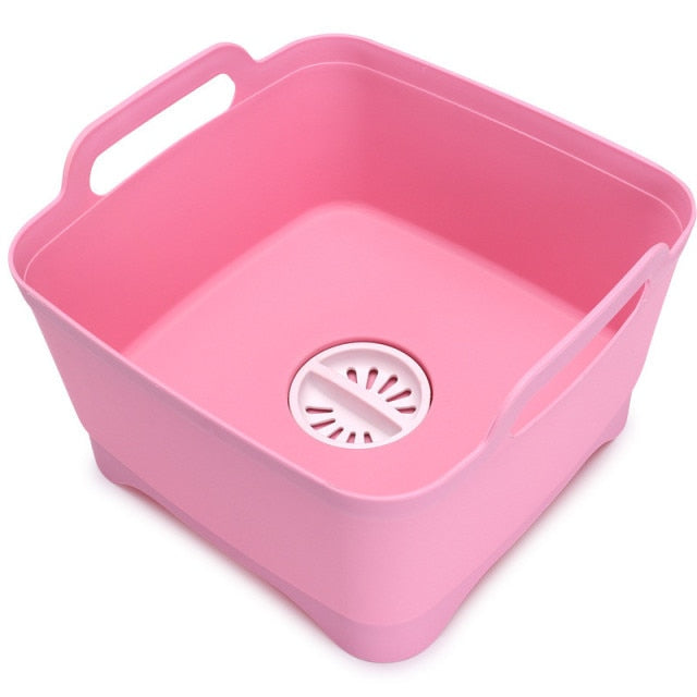 Lisslune | Portable Large Vegetable Washer Drain Basket
