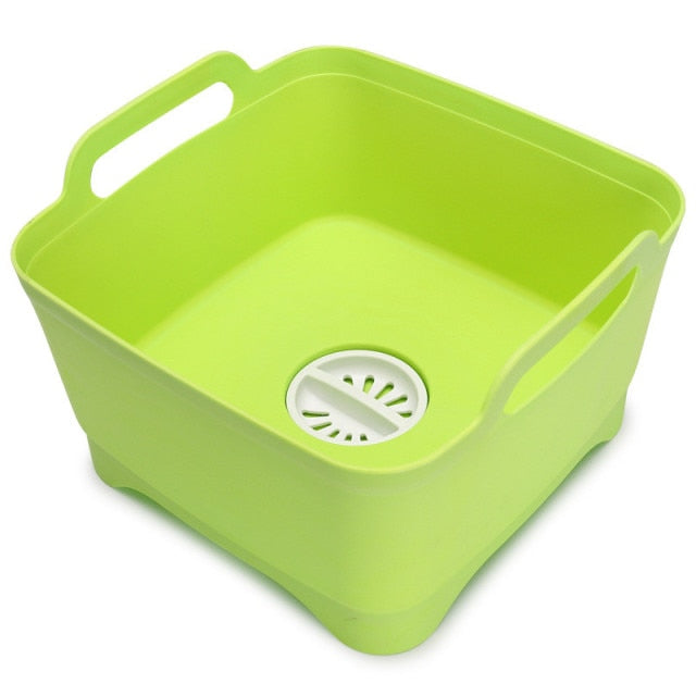 Lisslune | Portable Large Vegetable Washer Drain Basket