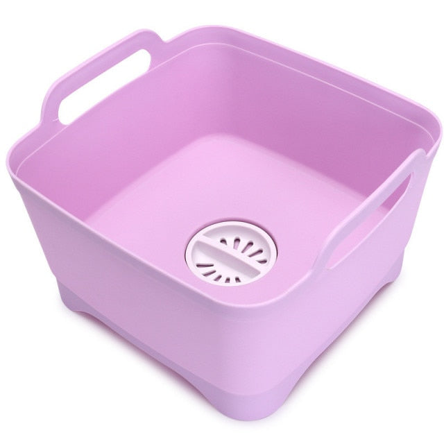 Lisslune | Portable Large Vegetable Washer Drain Basket