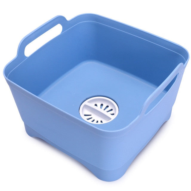 Lisslune | Portable Large Vegetable Washer Drain Basket