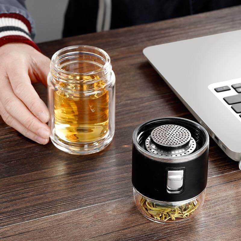 Lisslune | Double Glass Portable Eco-Friendly Tea Infuser