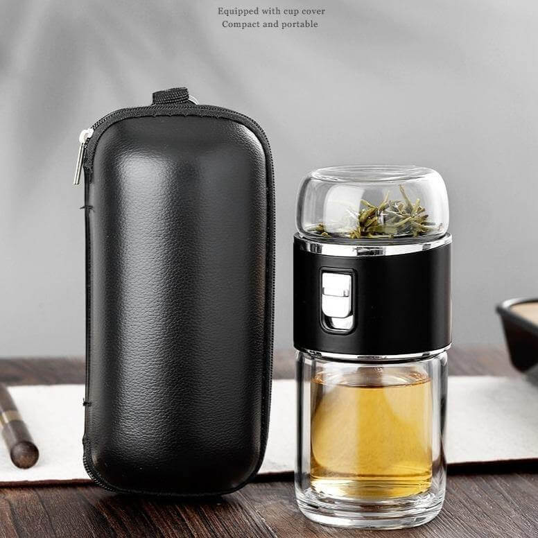 Lisslune | Double Glass Portable Eco-Friendly Tea Infuser