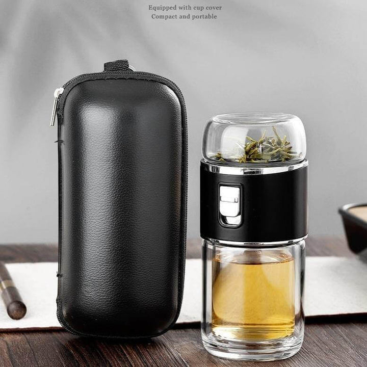 Lisslune | Double Glass Portable Eco-Friendly Tea Infuser