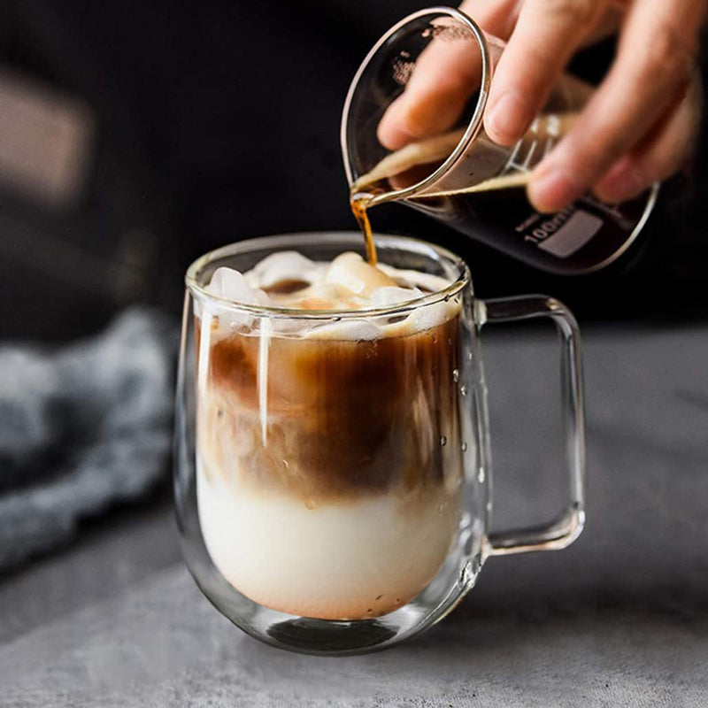 Lisslune | Handmade Double Thermal Insulated Glass Mug