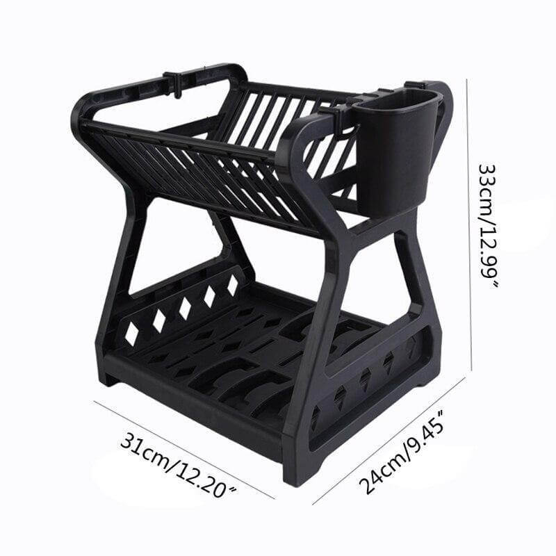 Lisslune | Double-layer Multifunctional Countertop Sink Dish Drying Rack