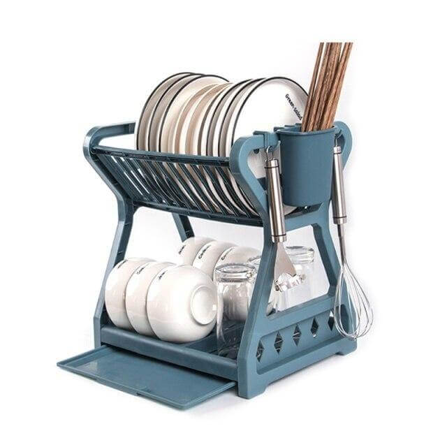 Lisslune | Double-layer Multifunctional Countertop Sink Dish Drying Rack