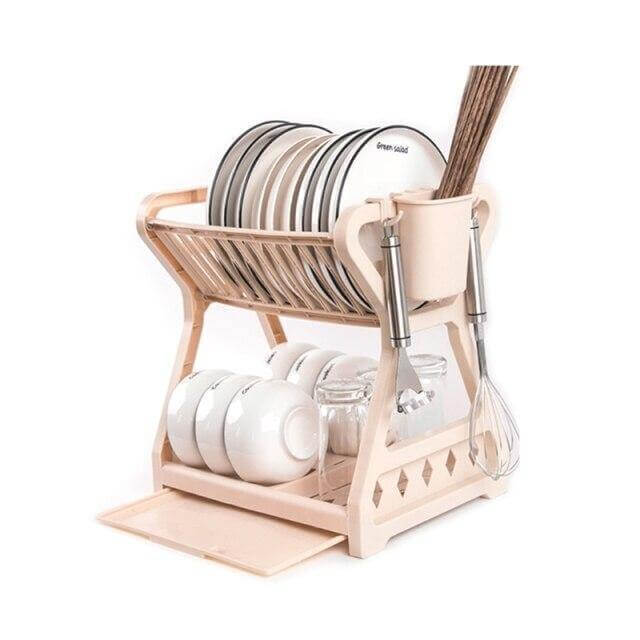 Lisslune | Double-layer Multifunctional Countertop Sink Dish Drying Rack