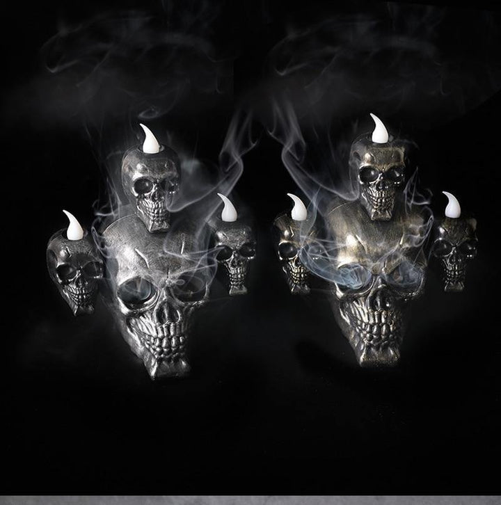 Lisslune | Led Candle Scary Halloween Skull Head Lamp