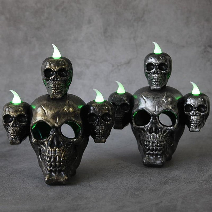 Lisslune | Led Candle Scary Halloween Skull Head Lamp