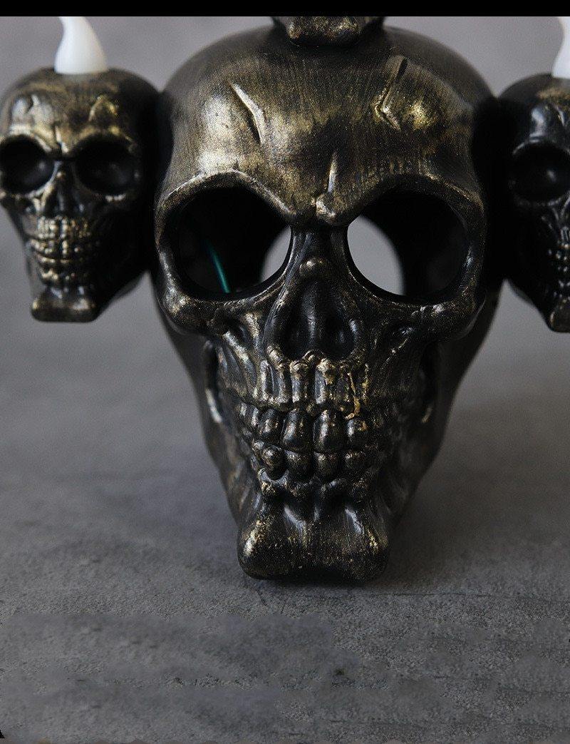 Lisslune | Led Candle Scary Halloween Skull Head Lamp