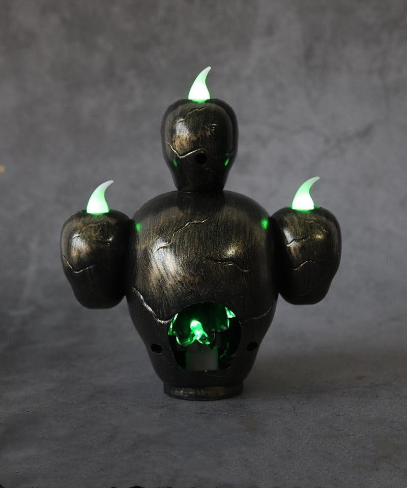 Lisslune | Led Candle Scary Halloween Skull Head Lamp