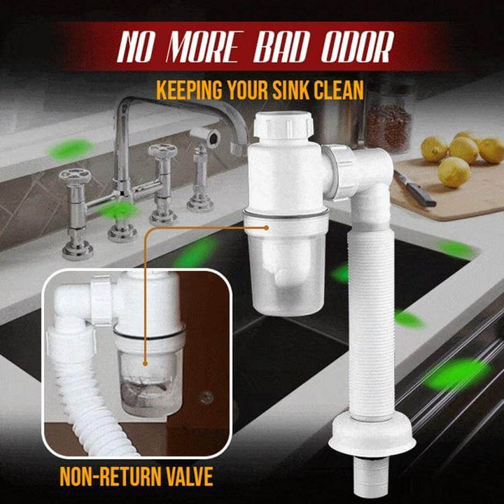 Lisslune | Odor-free Bathroom Kitchen Expandable Filter Pipe