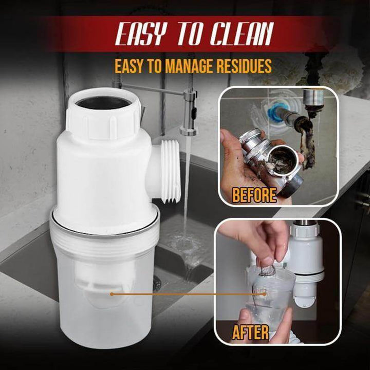 Lisslune | Odor-free Bathroom Kitchen Expandable Filter Pipe