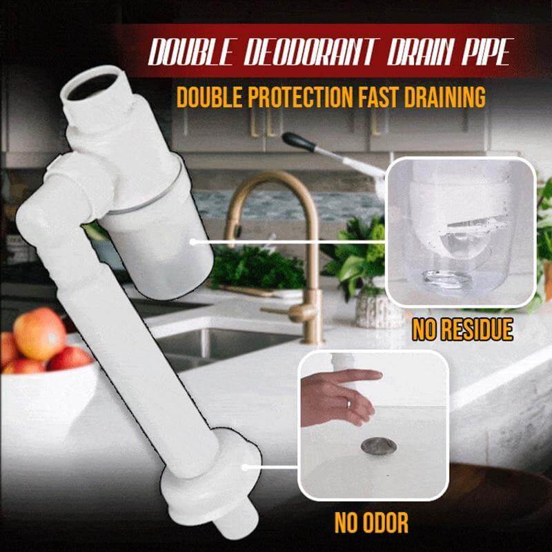 Lisslune | Odor-free Bathroom Kitchen Expandable Filter Pipe
