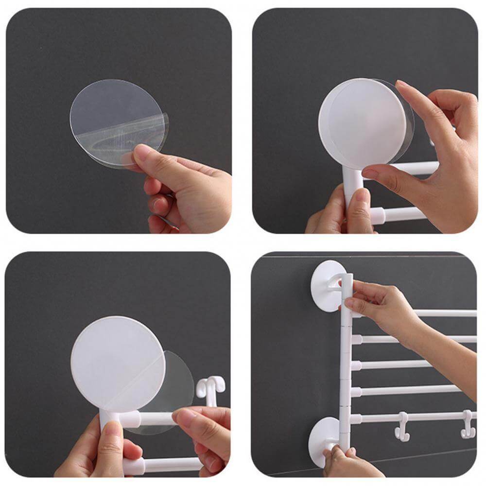 Lisslune | Wall-Mounted Rotating Multi-Layer Towel Rack