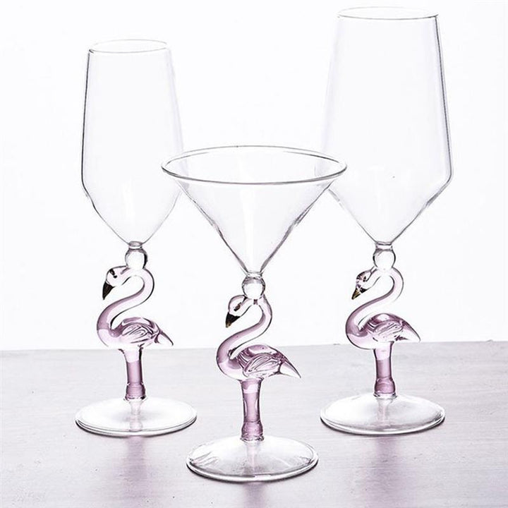 Lisslune | Flamingo Wine Glass