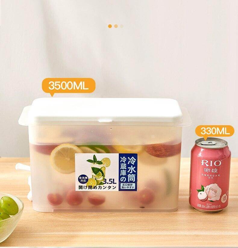 Lisslune | 3.5L Fridge Cold Water Juice Dispenser