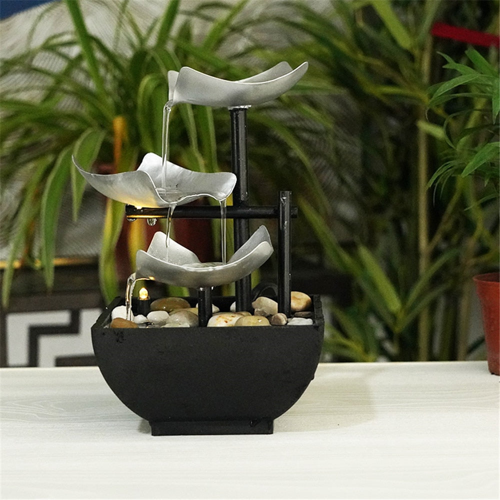 Lisslune | Minimalist Feng Shui Flowing Water Fountain