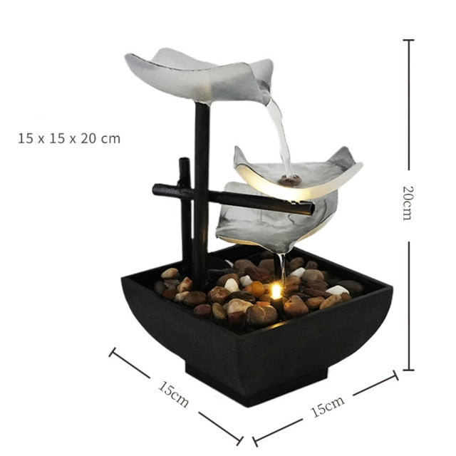 Lisslune | Minimalist Feng Shui Flowing Water Fountain