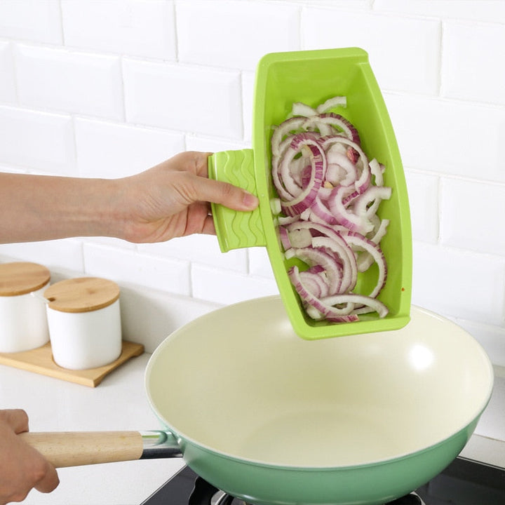 Lisslune | Portable Cutting Board Vegetable Drainer