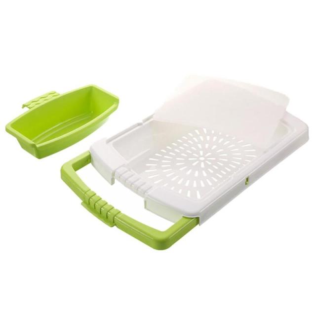 Lisslune | Portable Cutting Board Vegetable Drainer