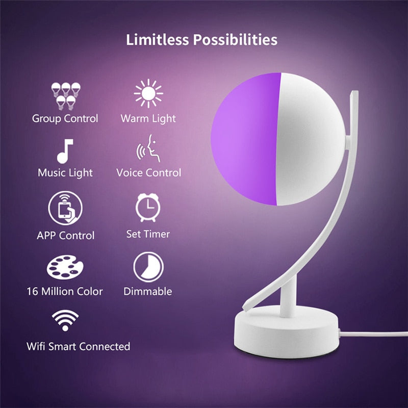 Lisslune | Elegant Smart Voice Dimmable LED Desk Lamp